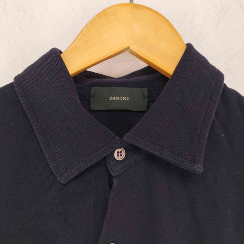 ザノーネ ZANONE 鹿の子ロングスリーブシャツ メンズ JPN:48